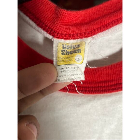 Vintage 80s Id Rather Be Flying Ringer Tee - Picture 3 of 5